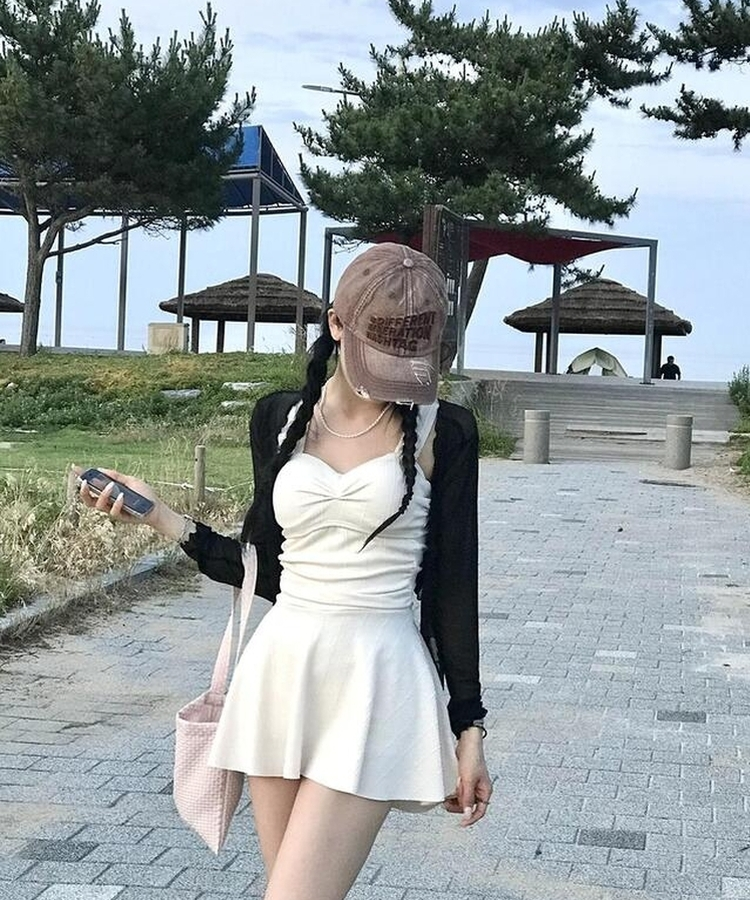 バッグ ドットミニスクエアバッグ LIGHT PINK