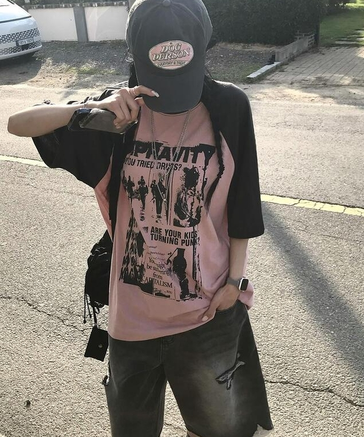 ショートパンツ ダメージトラックラインバミューダパンツ BLACK DENIM