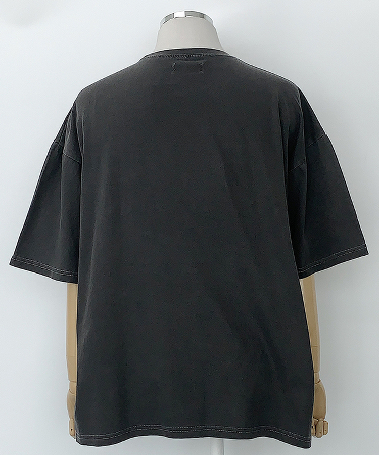 半袖Tシャツ ドリップピグメント半袖Tシャツ