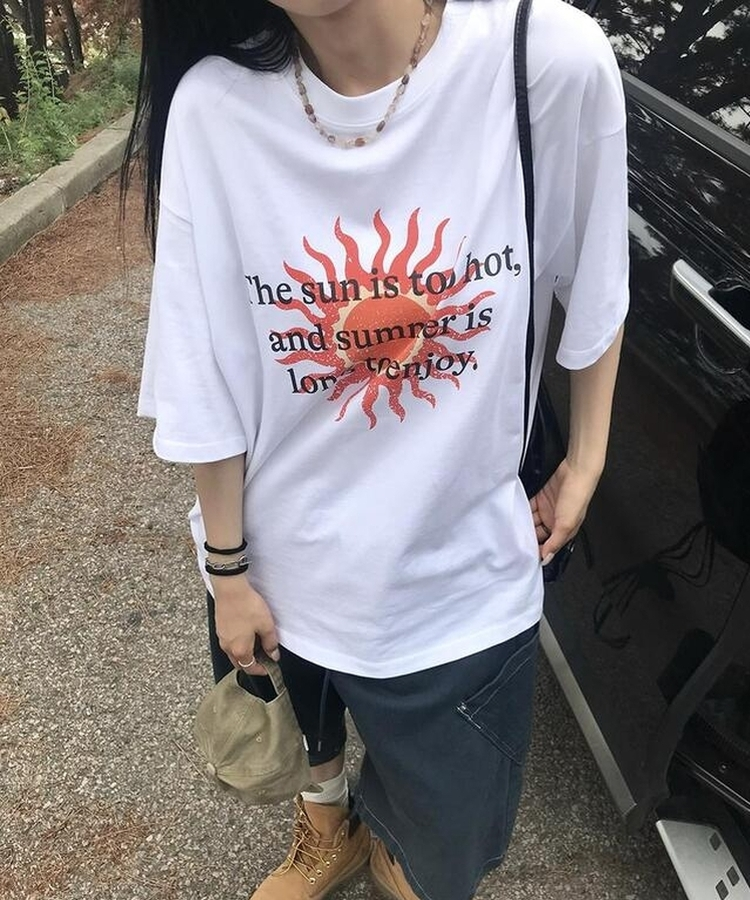 半袖Tシャツ サマーサン半袖Tシャツ WHITE