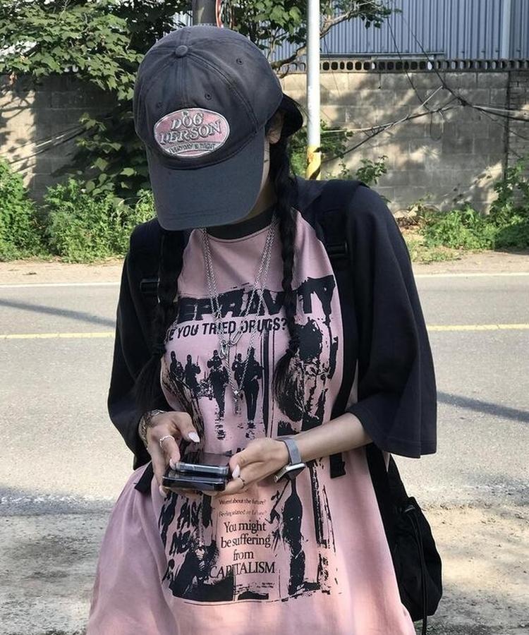半袖Tシャツ ラグラン半袖Tシャツ PINK