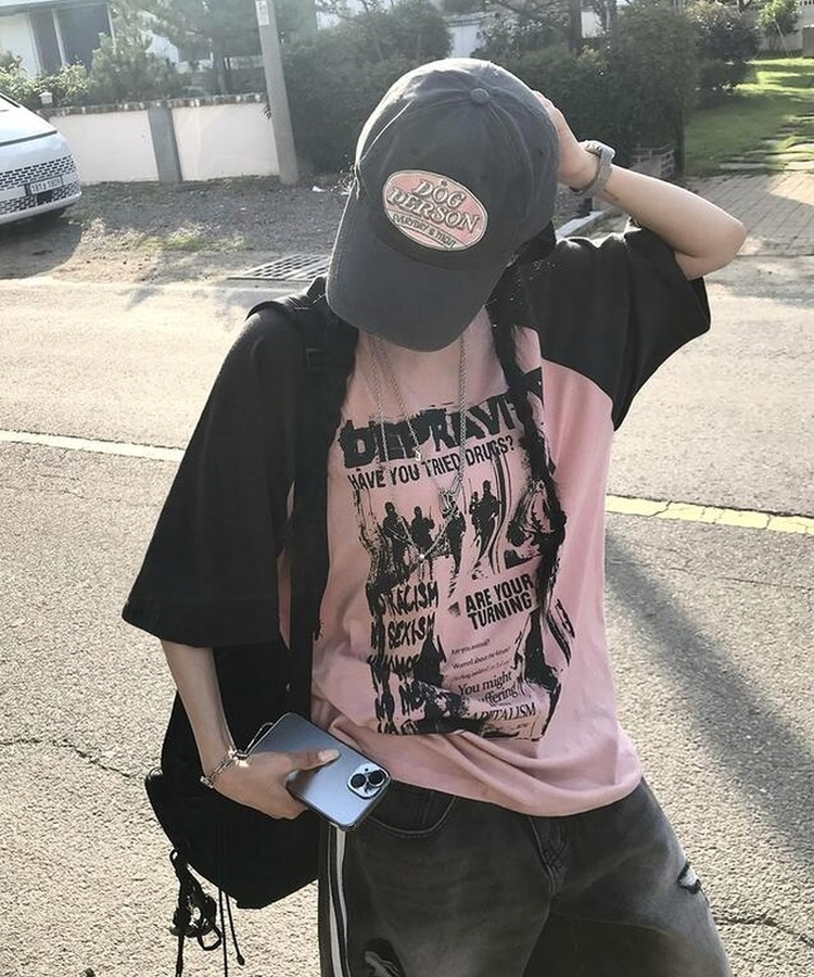 半袖Tシャツ ラグラン半袖Tシャツ PINK