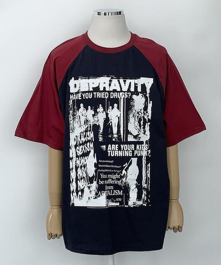 半袖Tシャツ ラグラン半袖Tシャツ