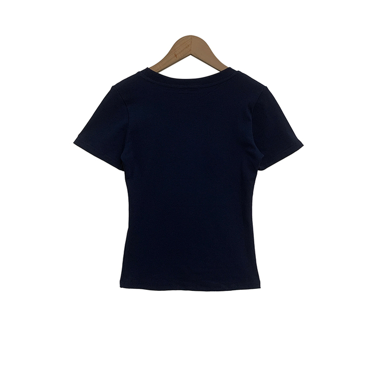 半袖Tシャツ スリムレタリング半袖Tシャツ