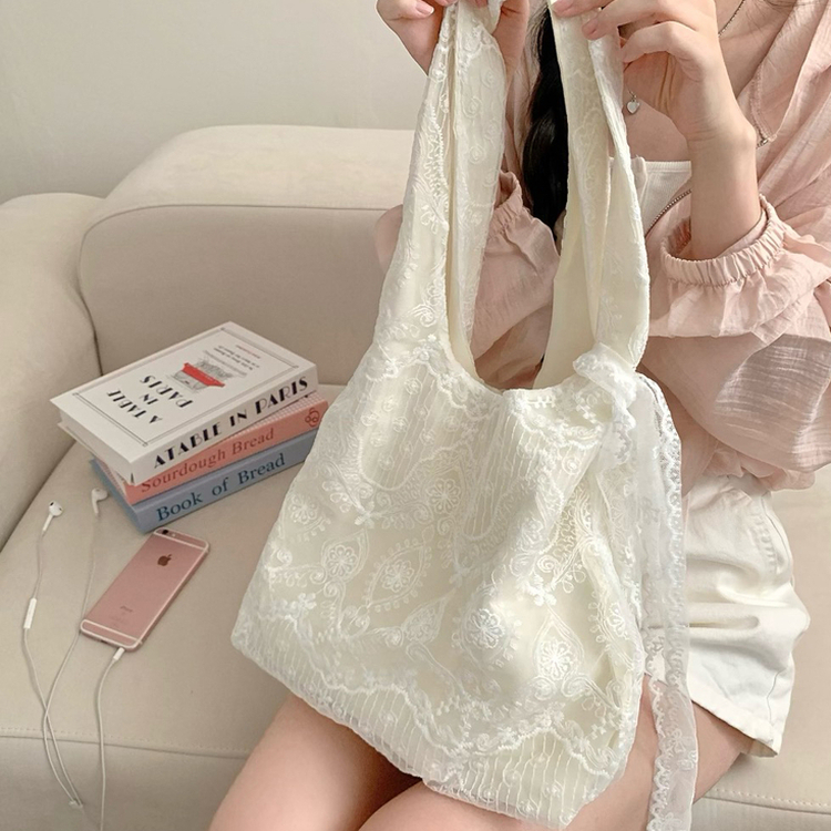 バッグ ラブリーリボンレースショルダーバッグ IVORY