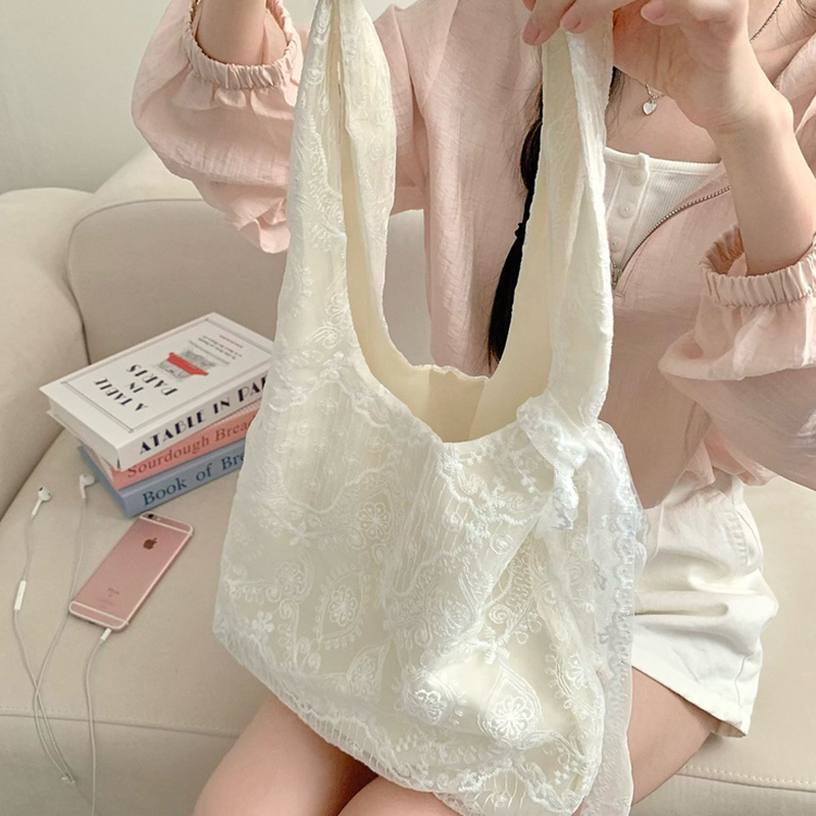 バッグ ラブリーリボンレースショルダーバッグ IVORY