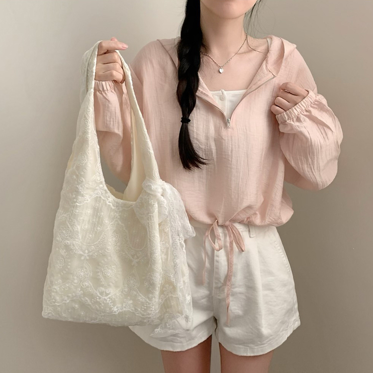 バッグ ラブリーリボンレースショルダーバッグ IVORY