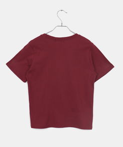 チェックワッペン半袖Tシャツ