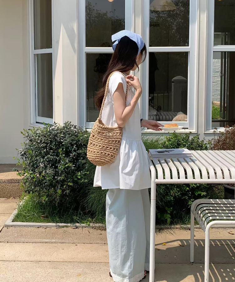 ラタンミニバッグ(6color) BEIGE