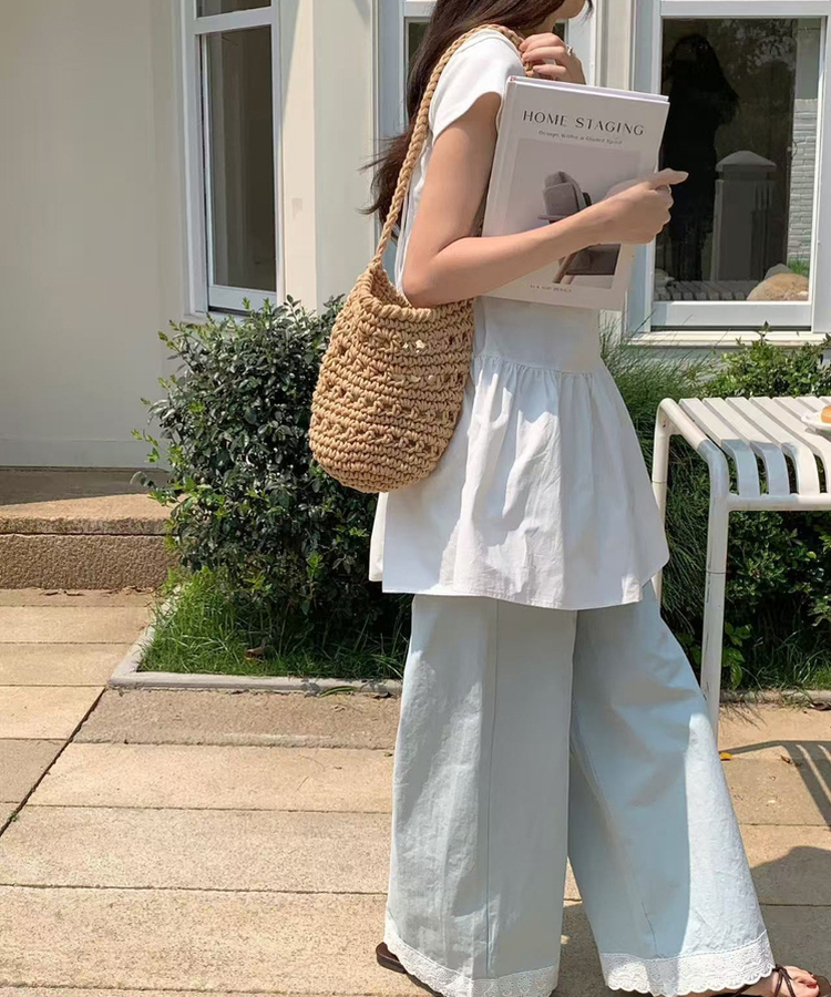 ラタンミニバッグ(6color) BEIGE