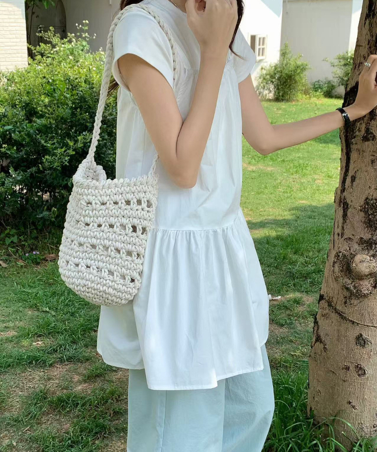 ラタンミニバッグ(6color) IVORY