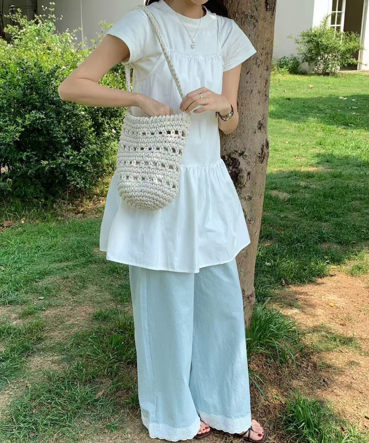 ラタンミニバッグ(6color) IVORY