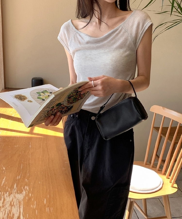 半袖Tシャツ レイヤードシースルー半袖Tシャツ LIGHT GRAY