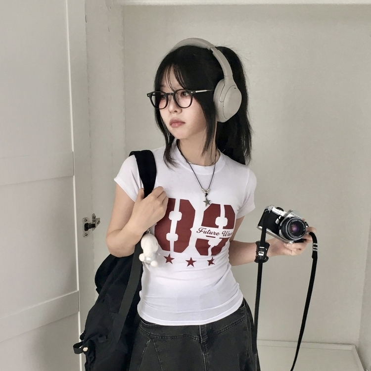 半袖Tシャツ 88ビナンバースリム半袖Tシャツ WHITE