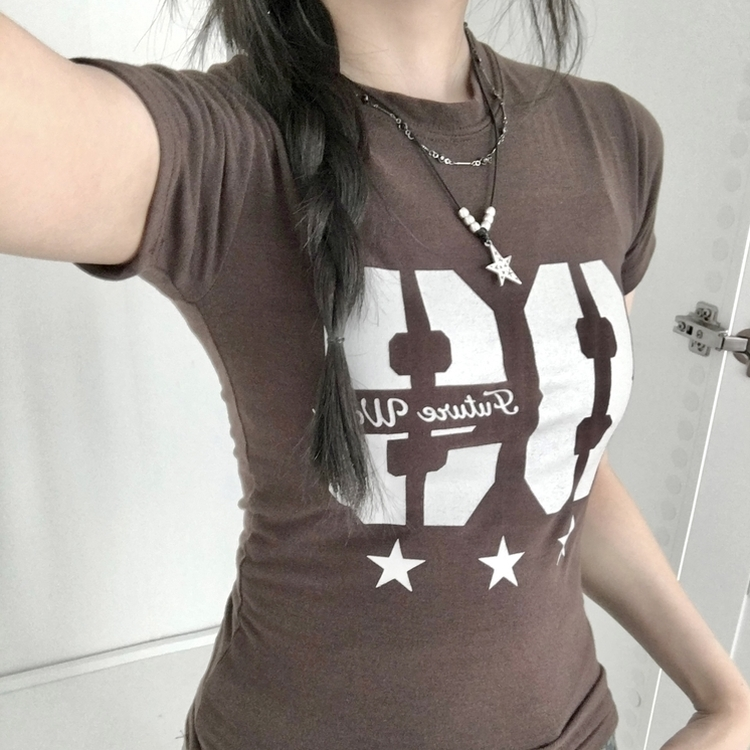 半袖Tシャツ 88ビナンバースリム半袖Tシャツ CHESTNUT BROWN