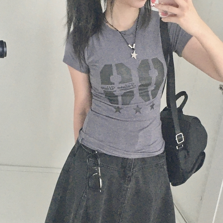 半袖Tシャツ 88ビナンバースリム半袖Tシャツ DARK GRAY