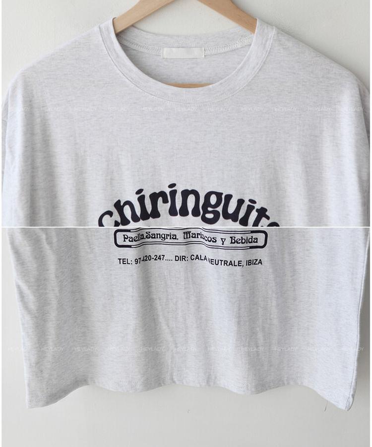 半袖Tシャツ コットンプリンティング半袖Tシャツ