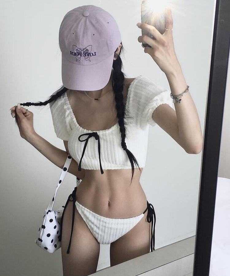 バッグ ドットショルダーバッグ IVORY