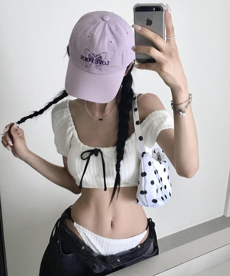 バッグ ドットショルダーバッグ IVORY