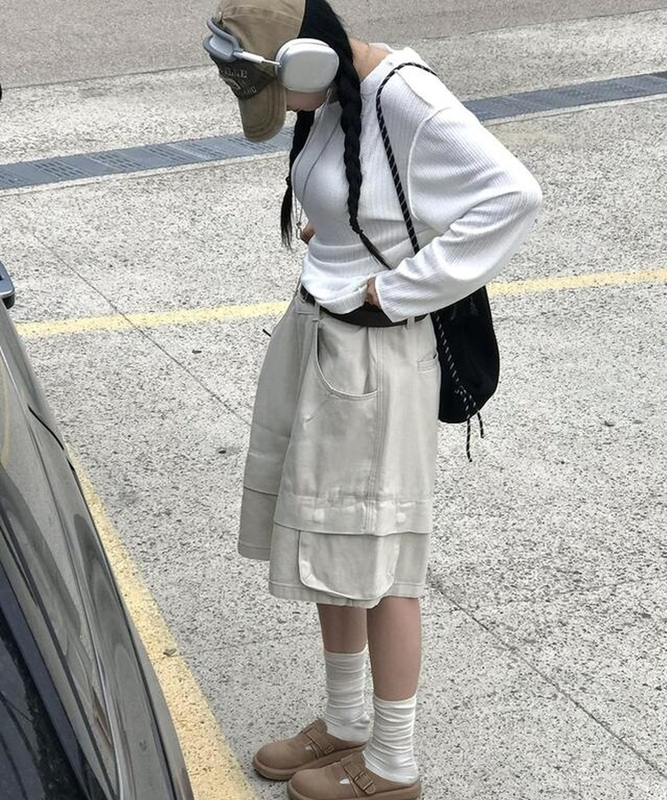 ニット シースルールーズニット IVORY