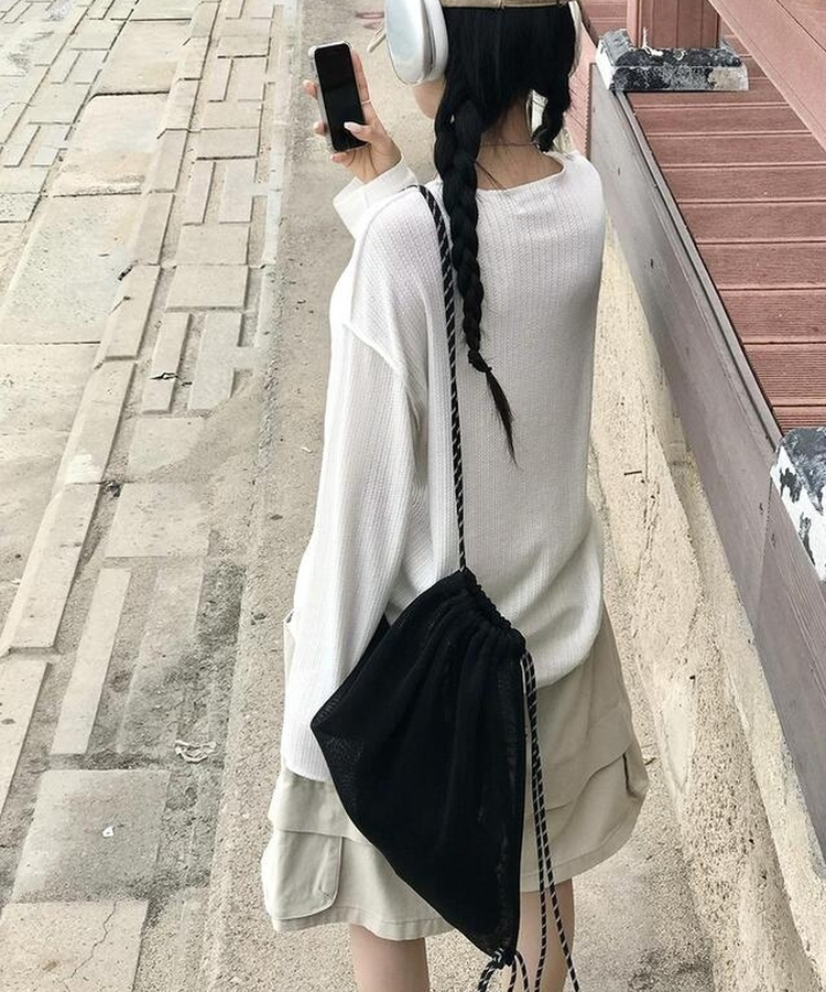 ニット シースルールーズニット IVORY