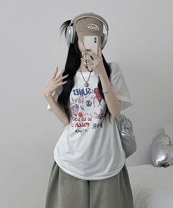 半袖Tシャツ ペインティング半袖Tシャツ IVORY