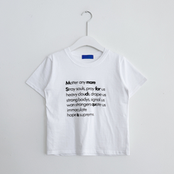 サマーレタリング半袖Tシャツ