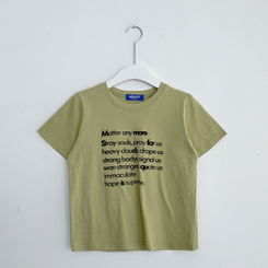 サマーレタリング半袖Tシャツ