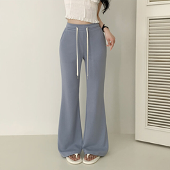 トレーニングパンツ バックレタリングトレーニングブーツカットパンツ(9color) SKY BLUE