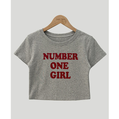 半袖Tシャツ レタークロップ半袖Tシャツ