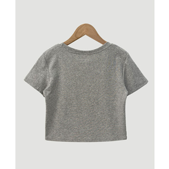 半袖Tシャツ レタークロップ半袖Tシャツ