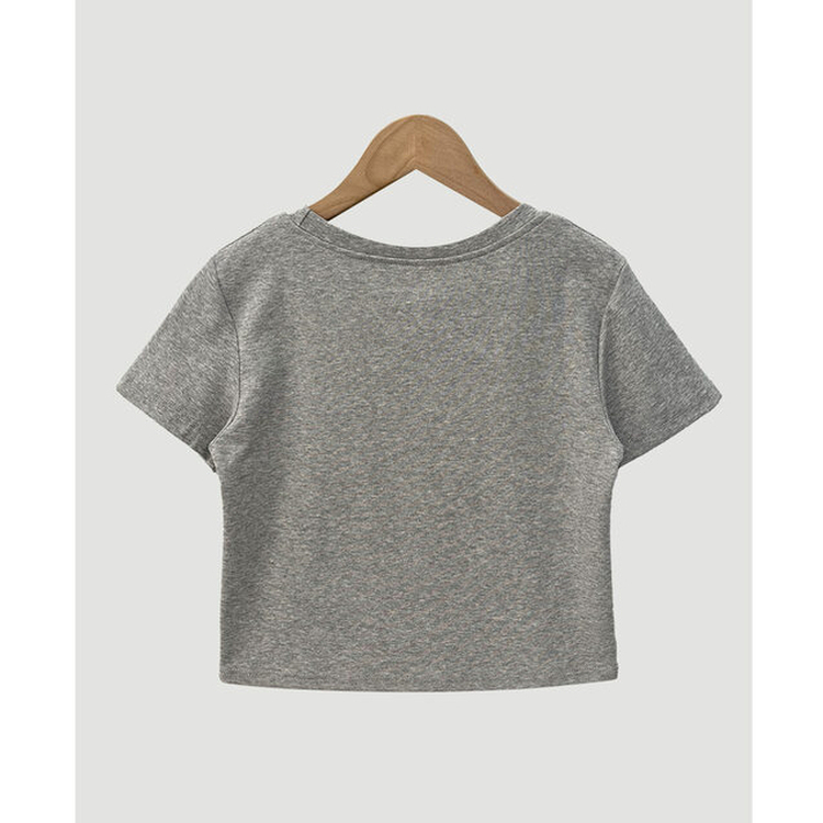 レタークロップ半袖Tシャツ