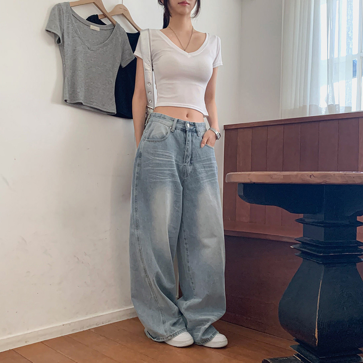 クロム好きな方おすすめ　レディースVネック半袖Tシャツ　国旗　グレー Amazon.co.jp: Tシャツ レディース Vネック アメリカ 国旗 星条旗 女性