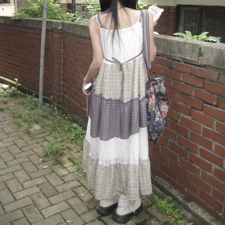 リボンモリロングワンピース BEIGE