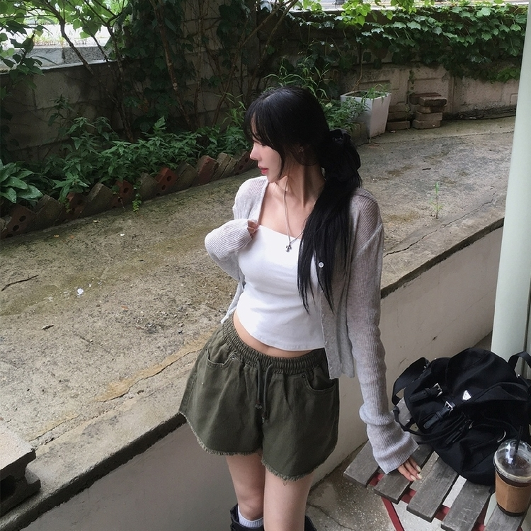 【カップ付き】インナーバンディングチューブトップ WHITE