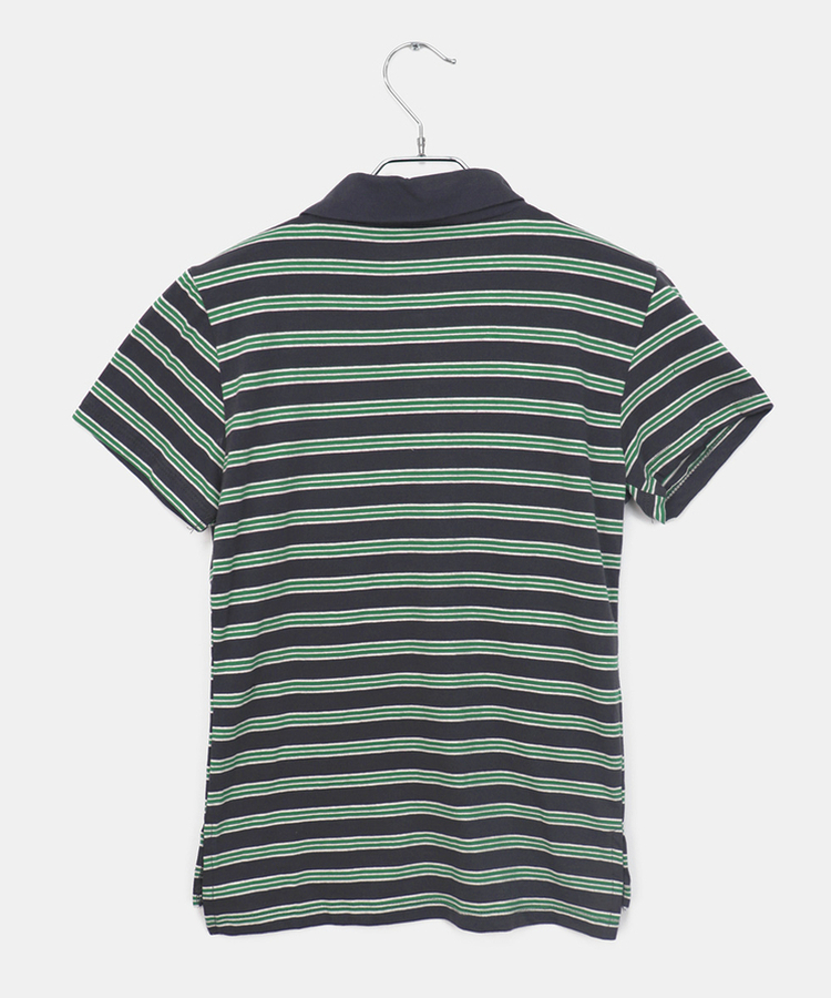 ストライプシャーリング半袖Tシャツ