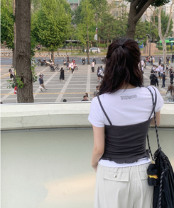 半袖Tシャツ レタリング半袖Tシャツ IVORY