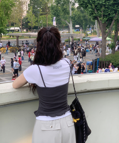 半袖Tシャツ レタリング半袖Tシャツ IVORY