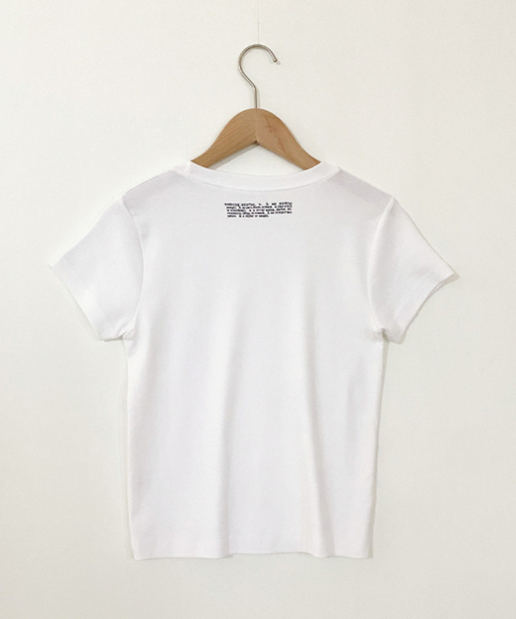 レタリング半袖Tシャツ