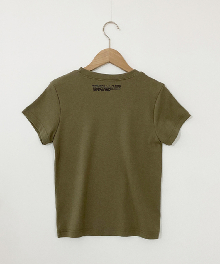 レタリング半袖Tシャツ
