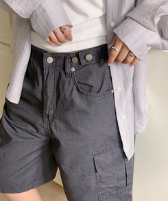 シャツ サンドストライプシャツ GREY