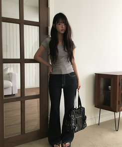 半袖Tシャツ スクエアデイリー半袖Tシャツ GREY
