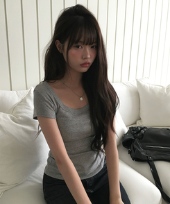 半袖Tシャツ スクエアデイリー半袖Tシャツ GREY