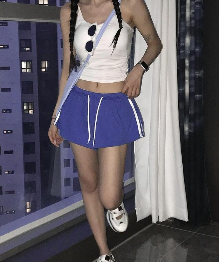 トラックラインショートパンツ(5color) BLUE