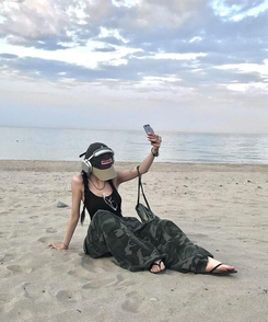 ワイド ミリタリーストリングパンツ KHAKI