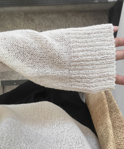 ニット シースルーサルーズネットニット(5color) CREAM