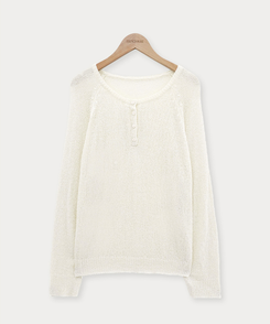 ニット シースルーサルーズネットニット(5color)
