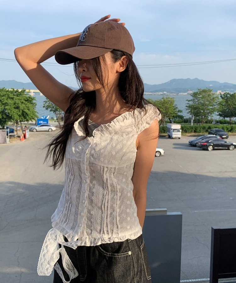 レタリングベースボールキャップ(5color) BROWN