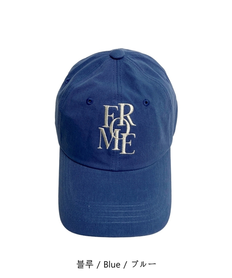 レタリングベースボールキャップ(5color)