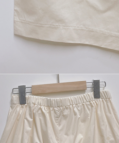 コットンパンツ バーニングコットンワイドパンツ